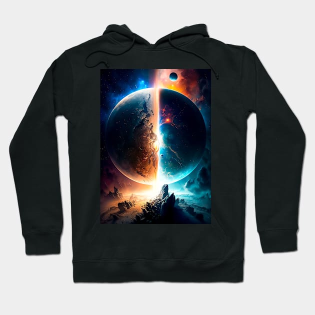 Parallel Worlds Hoodie by James Garcia